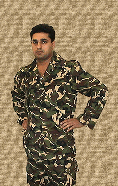 Woodland camouflage pattern BDU is made of 65% cotton 35% poly cloth